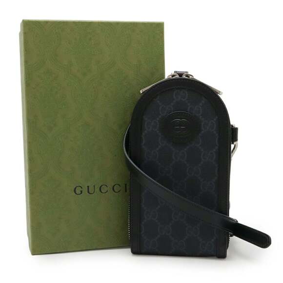 GUCCI Authentic Black Leather Shoulder Bag - Picture 8 of 8
